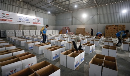 Turki Telah Kirim Lebih dari 101 Ribu Ton Bantuan Kemanusiaan ke Gaza